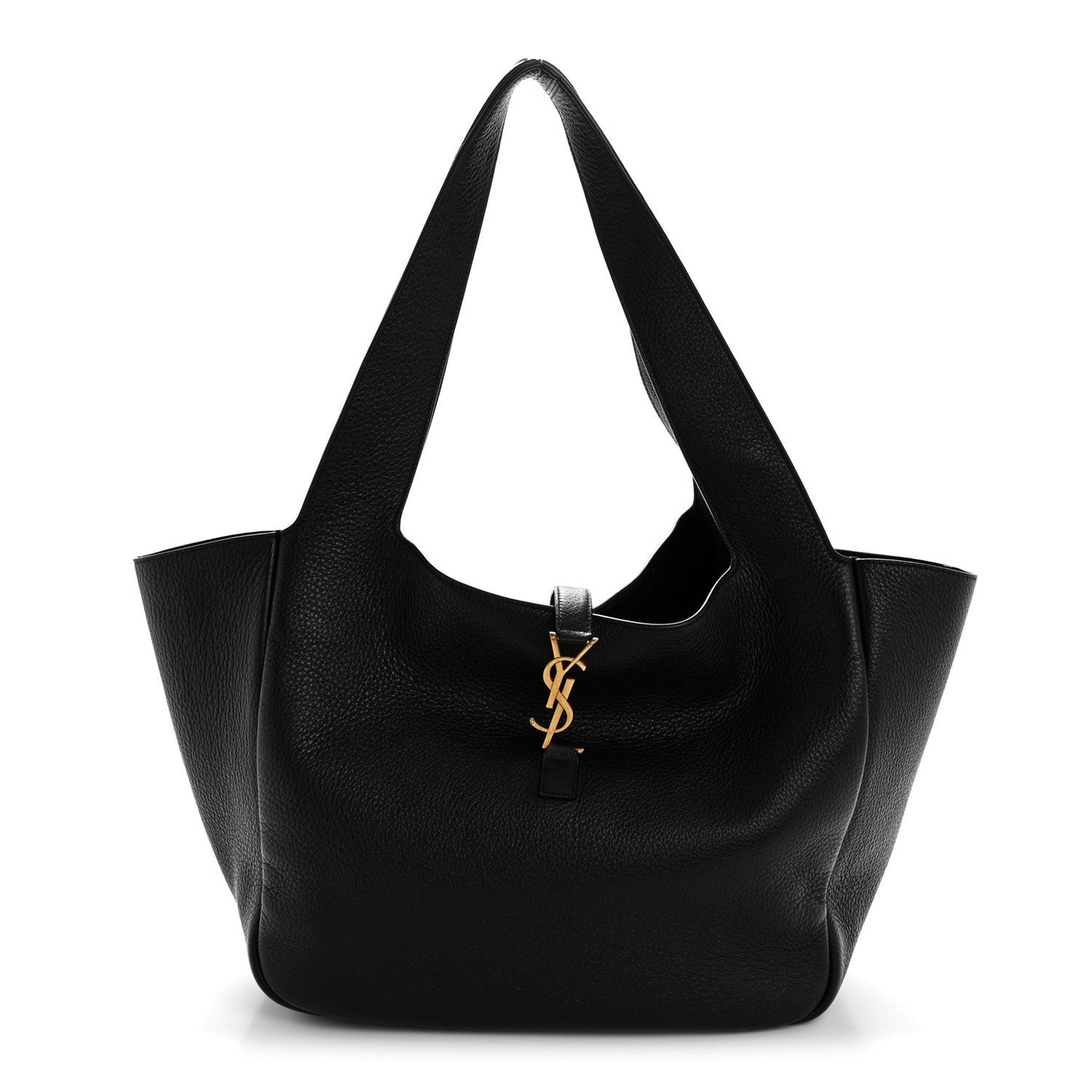 Grained Deerskin Bea Tote Black