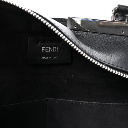Vitello Dolce Shiny Nappa Petite 3Jours Tote Black