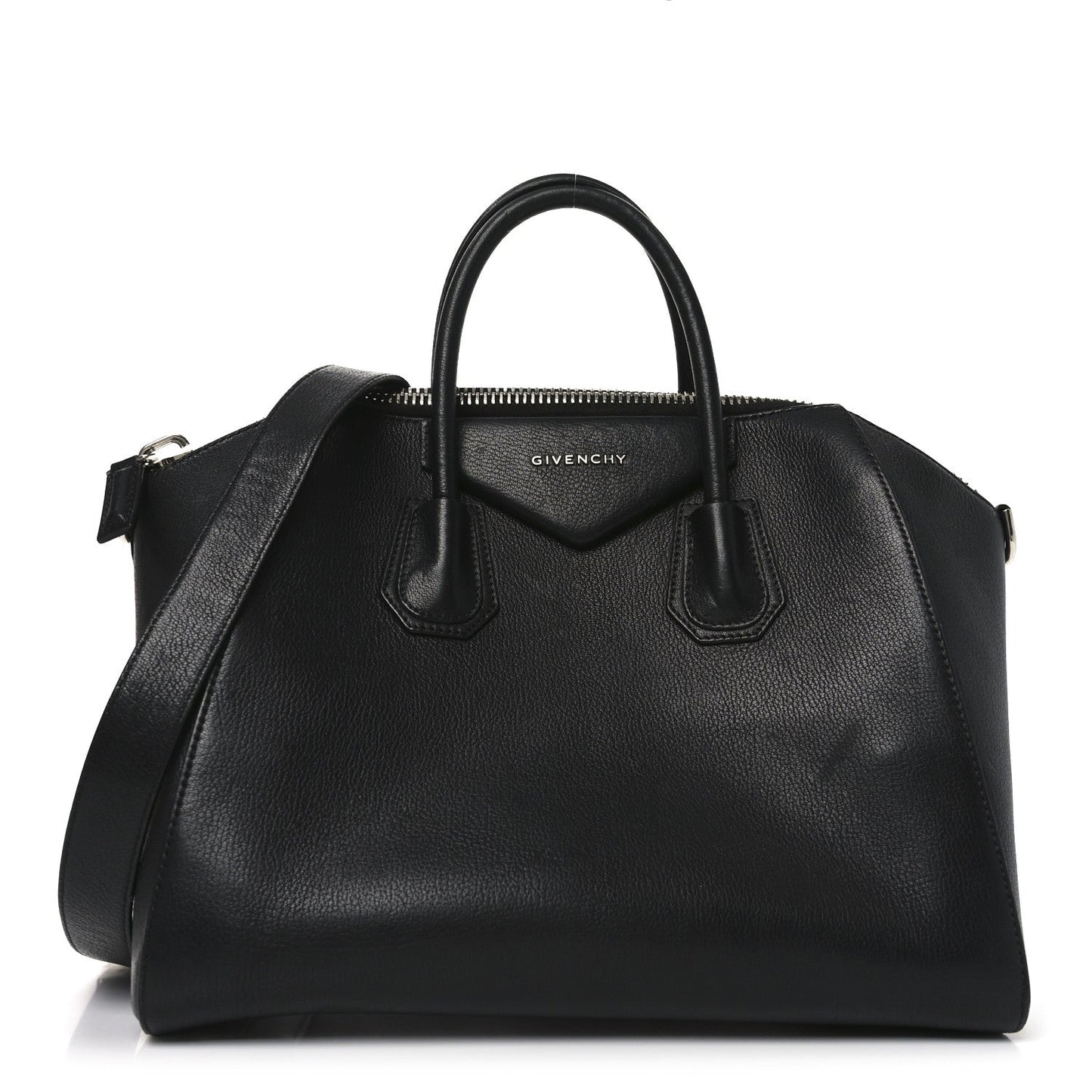 Sugar Goatskin Medium Antigona Black