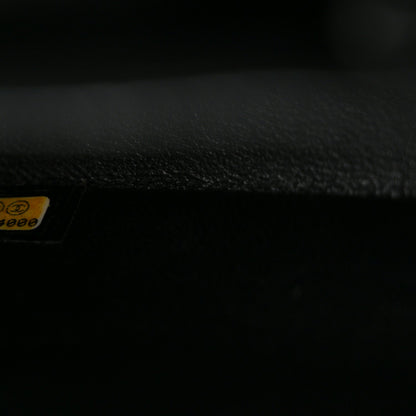 Patent Quilted Medium Double Flap Black