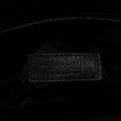 Lambskin Quilted Maxi Icare Shopping Tote Black