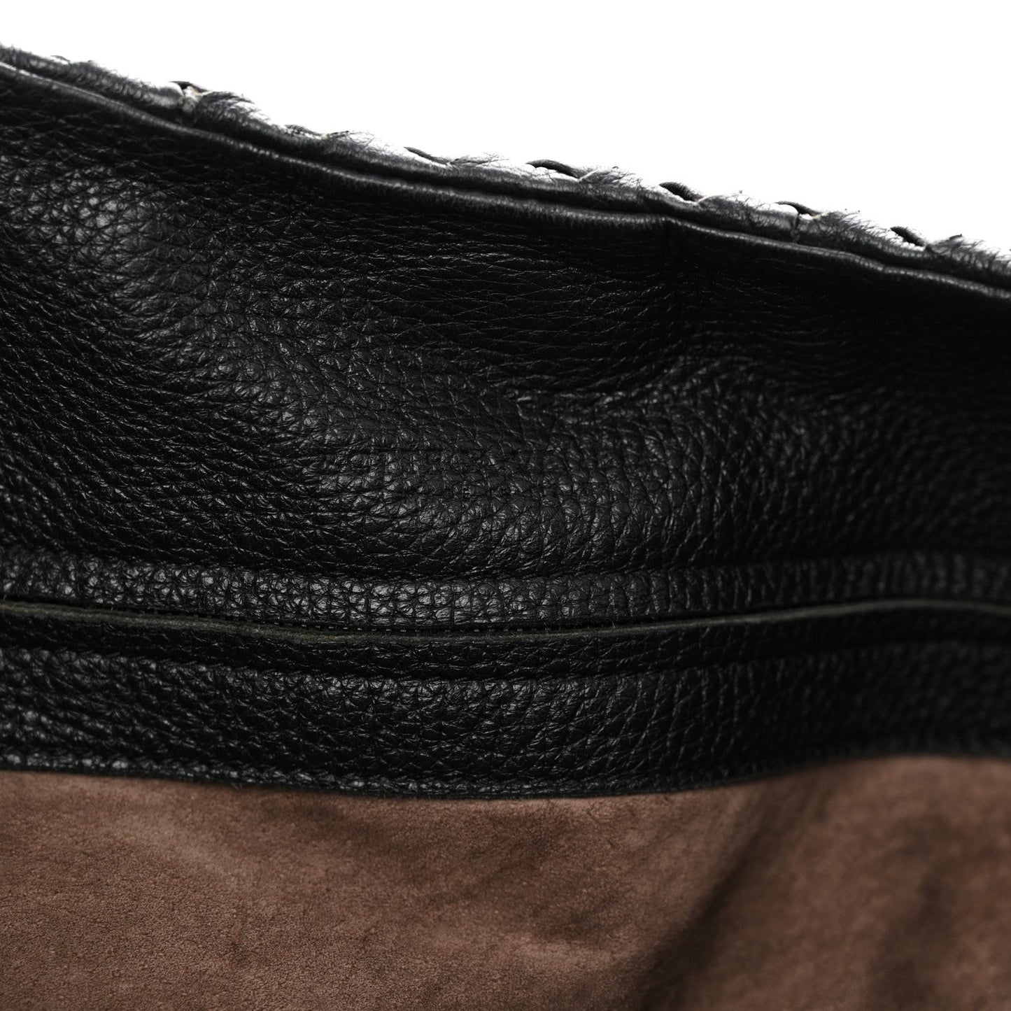 Cervo Deerskin Large Hobo Black