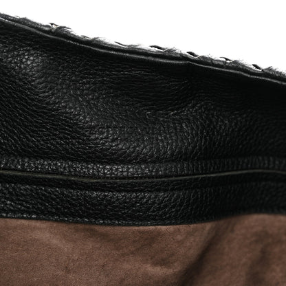 Cervo Deerskin Large Hobo Black