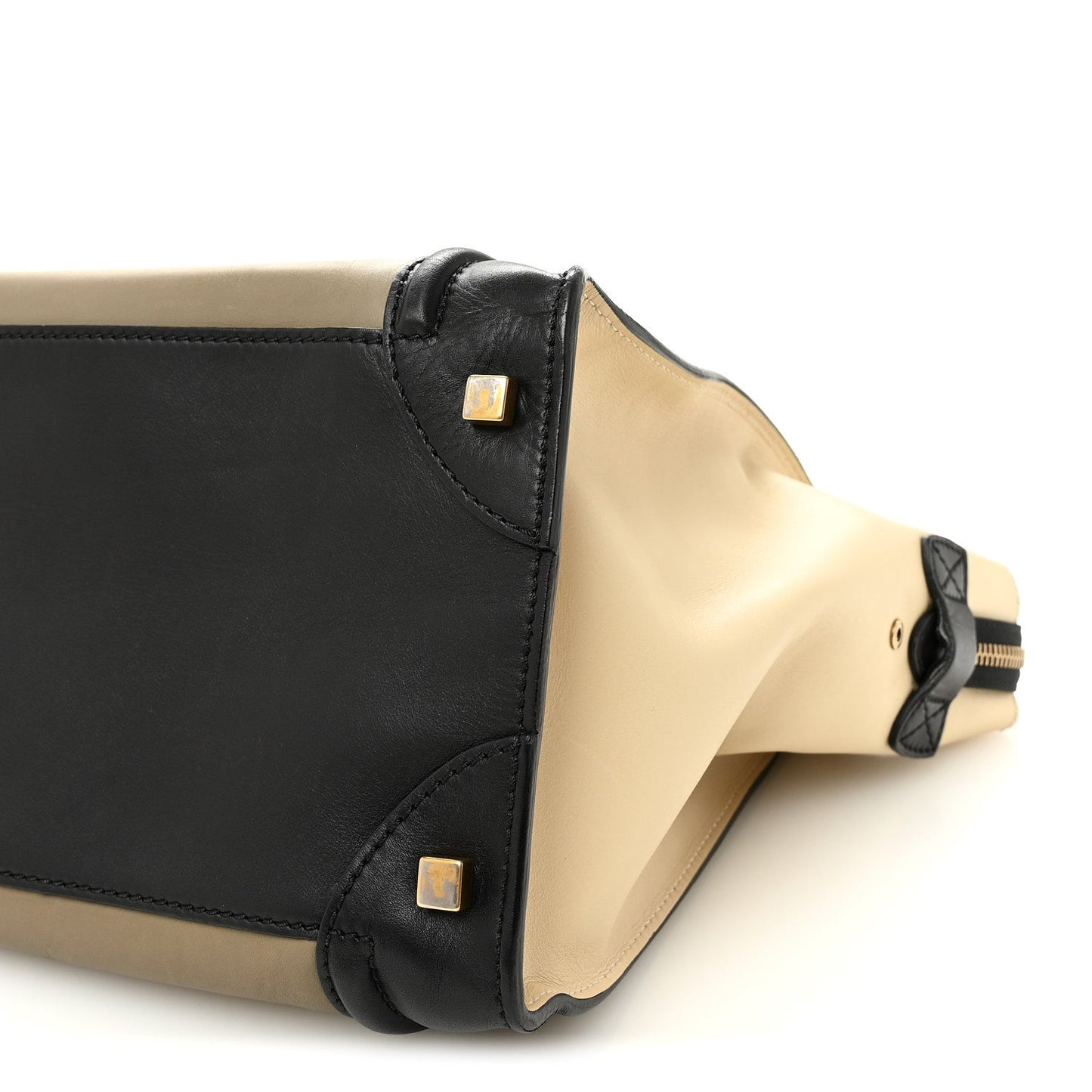 Smooth Calfskin Mini Tri-Color Luggage Grey