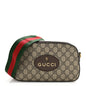 GG Supreme Monogram Web Neo Vintage Shoulder Bag Beige New Acero Crop