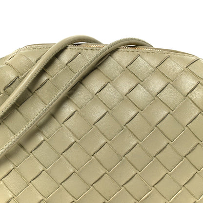 Nappa Intrecciato Mini Loop Camera Bag Travertine