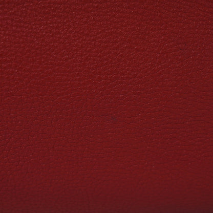 Soft Grained Calfskin Medium Belt Cabas Phantom Coquelicot