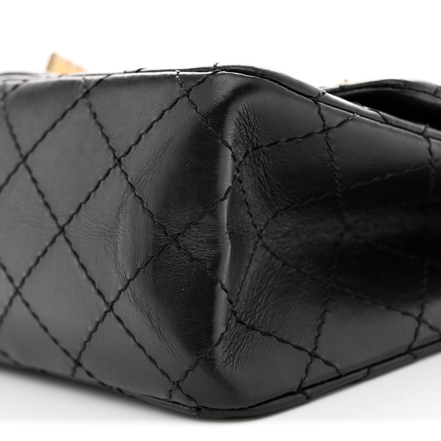 Aged Calfskin Lucky Charms 2.55 Reissue 225 Flap Black