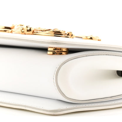 Calfskin DG Girls Phone Shoulder Bag White