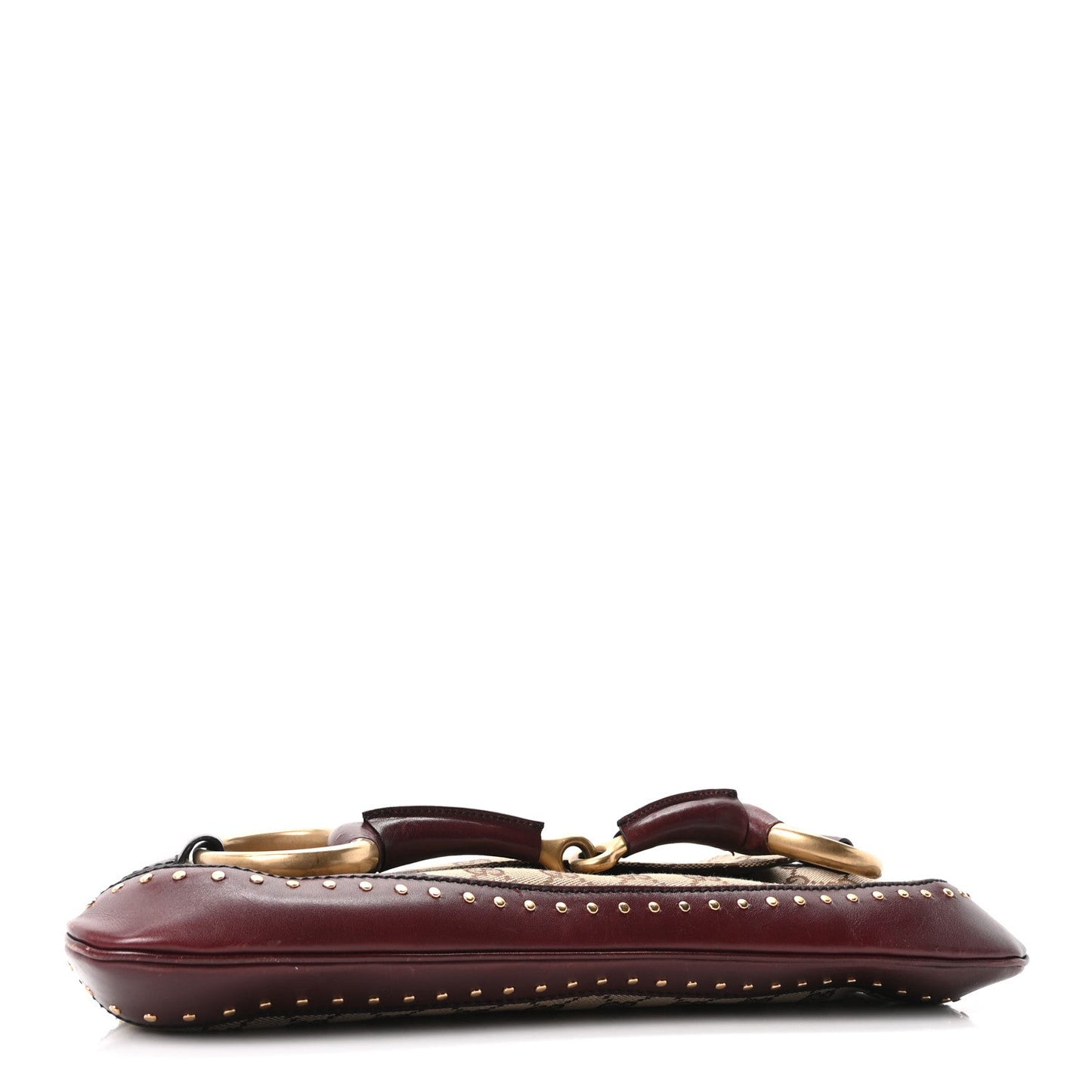 Monogram Studded Horsebit Bordeaux