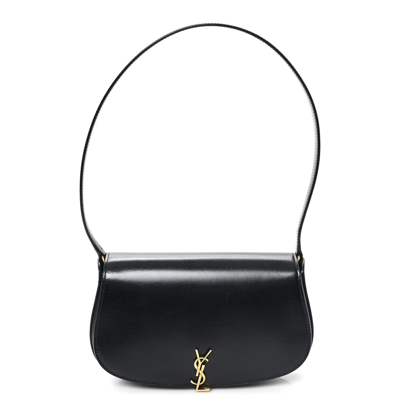 Box Calfskin Mini Voltaire Shoulder Bag Black