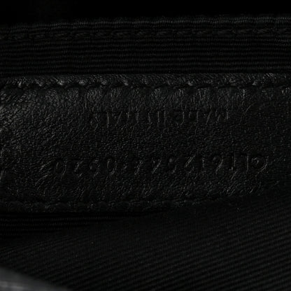 Calfskin Matelasse Monogram Lou Camera Bag Black