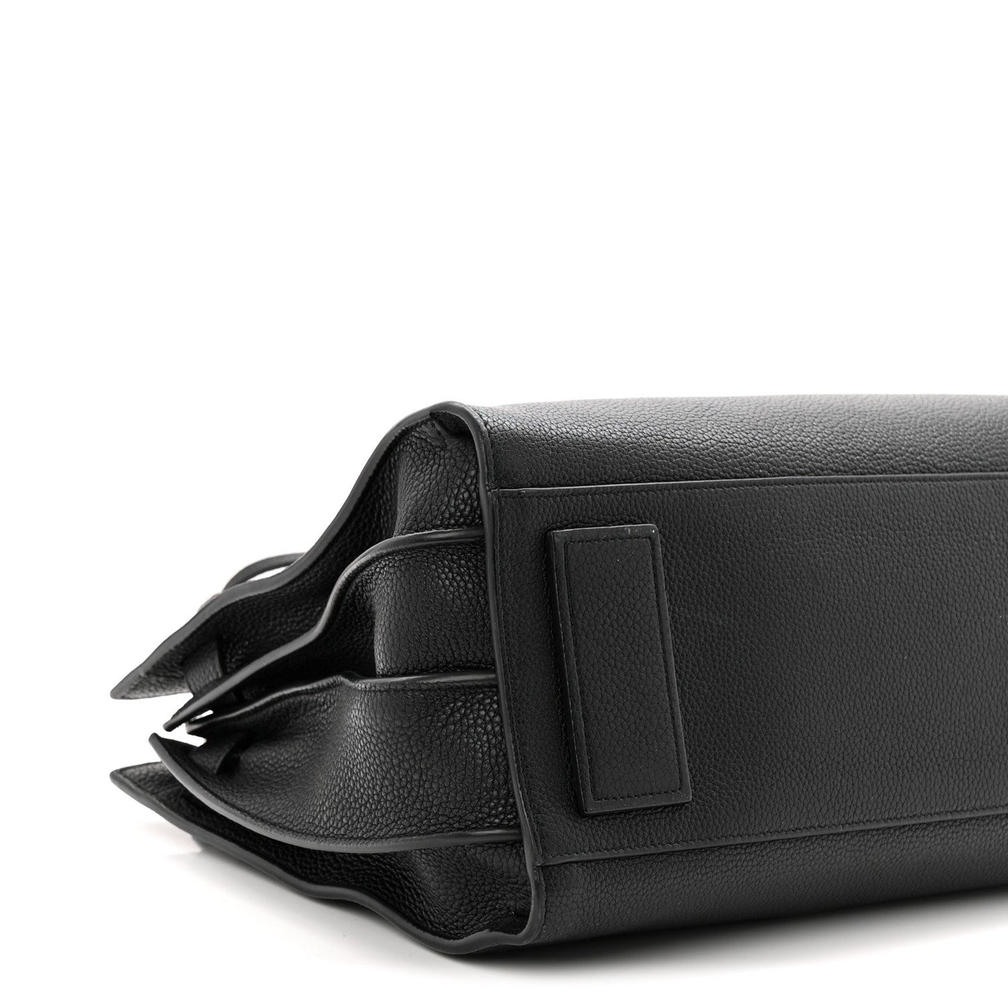 Grained Calfskin Small Supple Sac De Jour Black