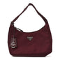 Tessuto Nylon Saffiano Mini Re-Edition 2005 Bag Bordeaux