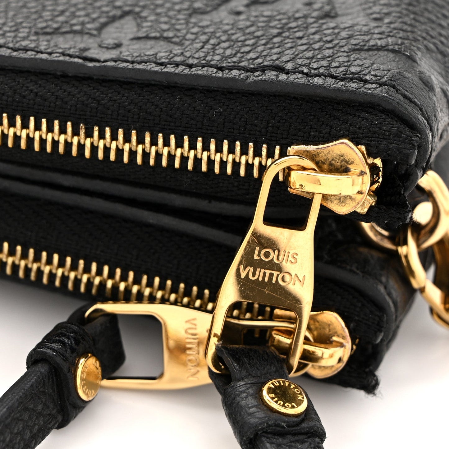 Empreinte Double Zip Pochette Black
