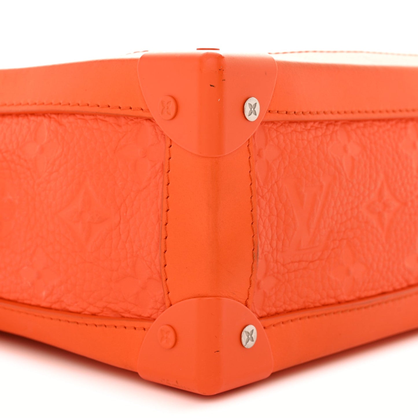 Taurillon Monogram Solar Ray Soft Trunk Orange