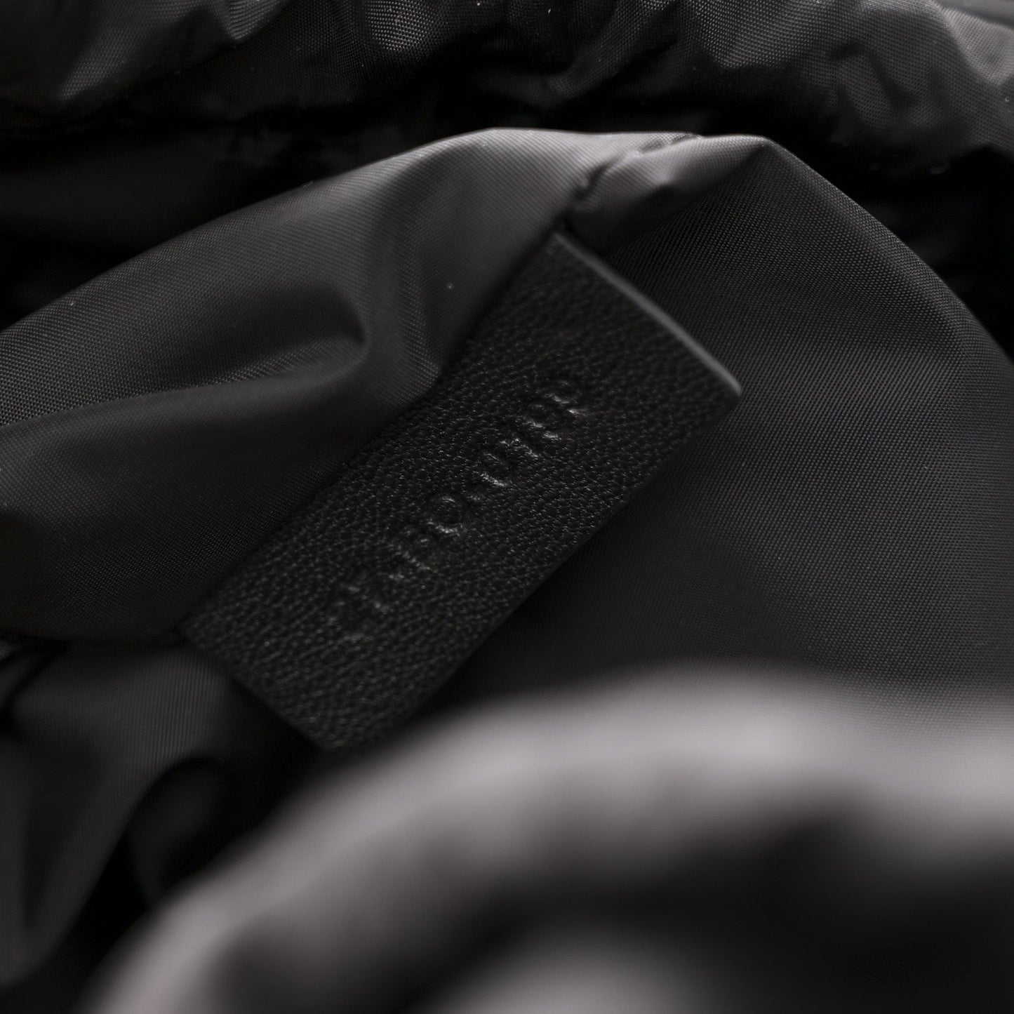 Nylon Saddle Backpack Black