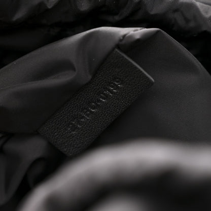 Nylon Saddle Backpack Black