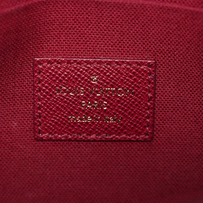 Monogram Pochette Felicie Chain Wallet Fuchsia