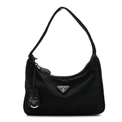 Tessuto Nylon Mini Re-Edition 2000 Bag Black