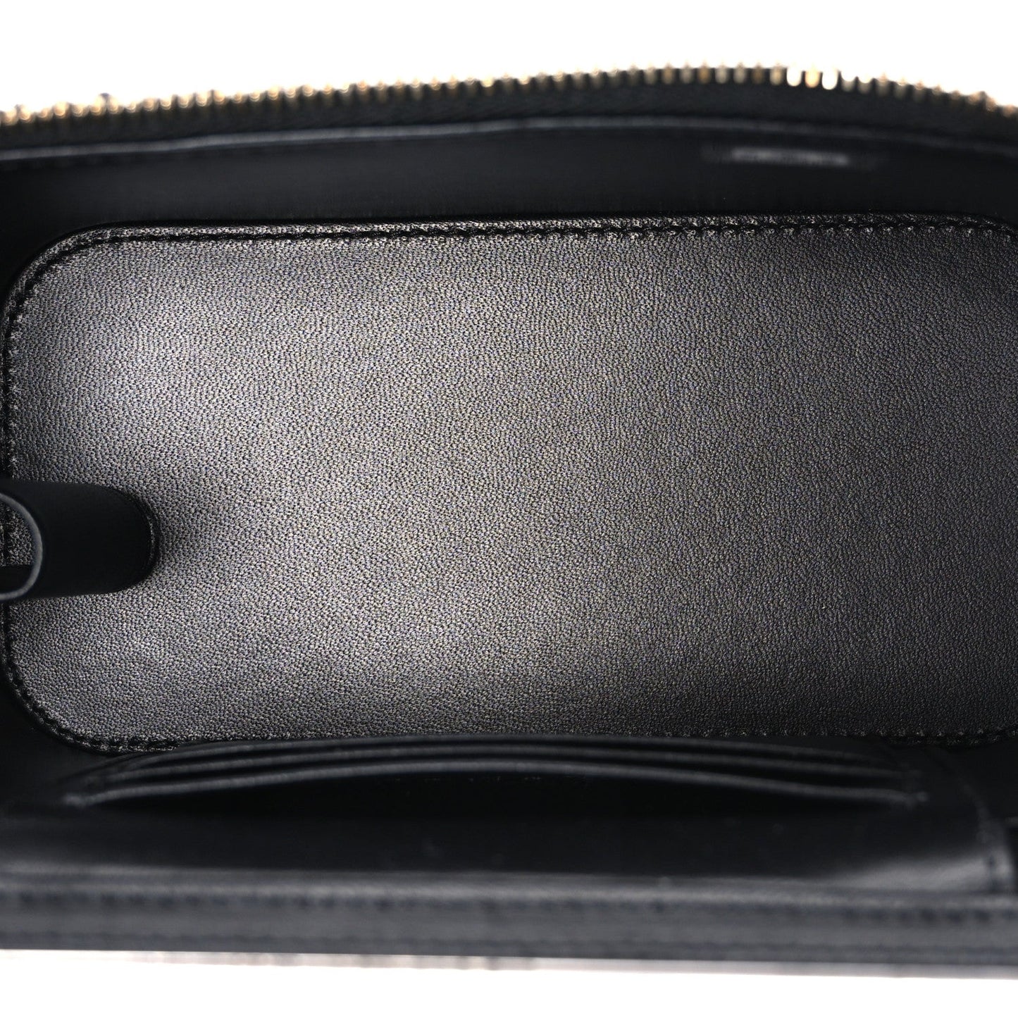Tweed Pearl Crush Small Vanity Case With Chain  Black White