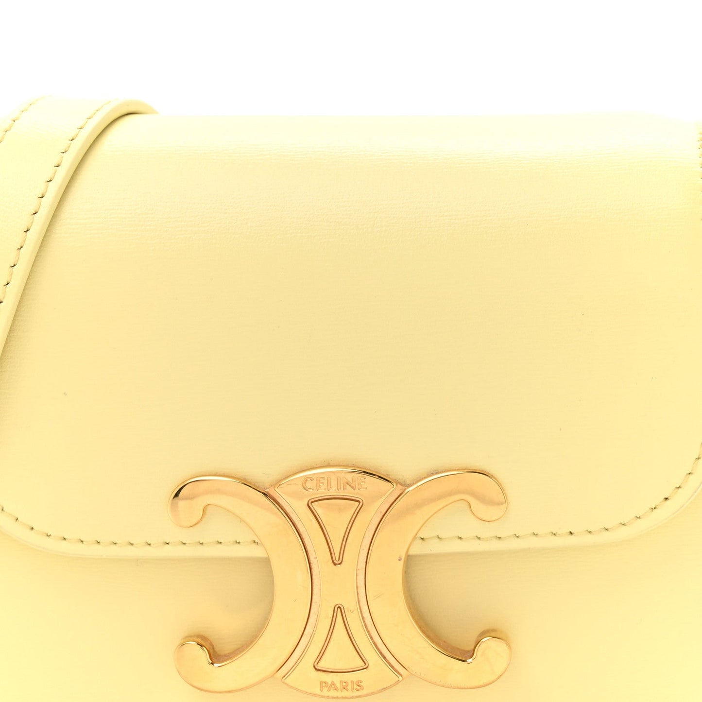 Shiny Calfskin Mini Triomphe Pollen