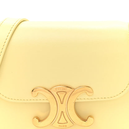 Shiny Calfskin Mini Triomphe Pollen