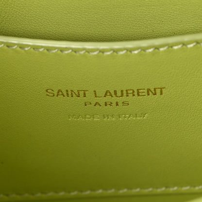 Calfskin Lizard Embossed Le 5 A 7 Mini Hobo Dull Lime