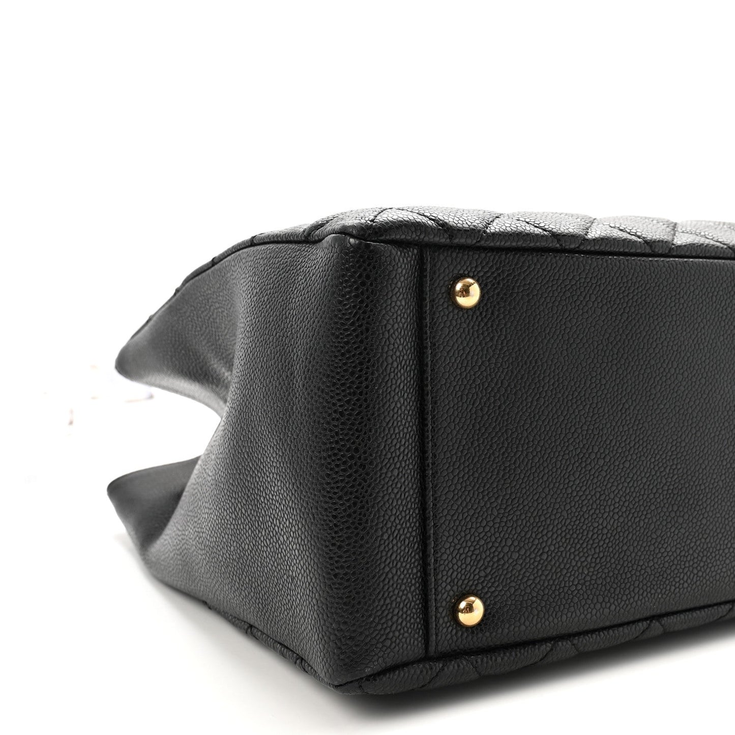 Caviar Quilted XL Grand Shopping Tote GST Black