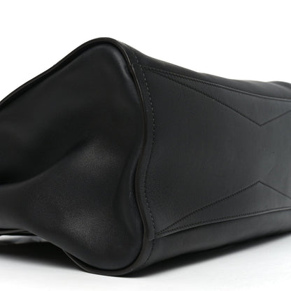 Calfskin Medium Mystic Shoulder Bag Black