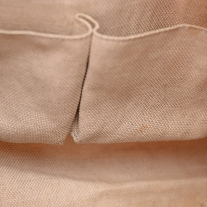 Linen Canvas Pebbled Calfskin Medium Soho Chain Shoulder Bag White Camelia