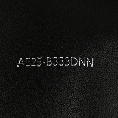 Calfskin Go Large Shoulder Bag Black