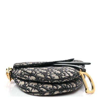 Oblique Saddle Bag Blue