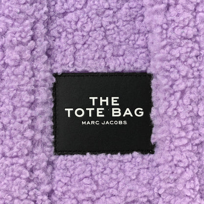 Polyester Cotton Small The Teddy Traveler Tote Bag Lilac