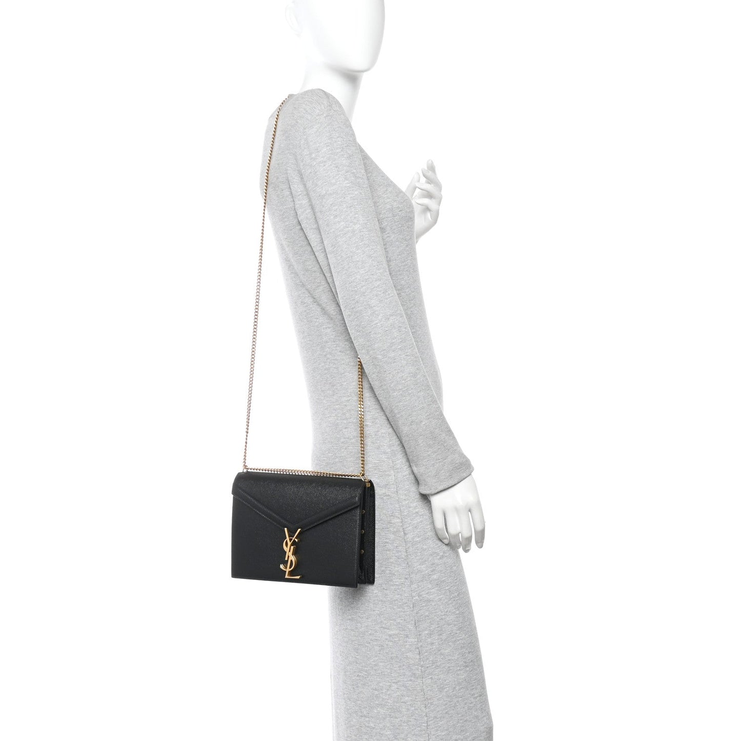 Grain De Poudre Monogram Cassandra Clasp Bag Black Rouge Legion