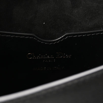 Box Calfskin Medium Bobby Flap Black