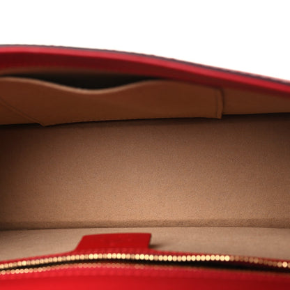 Calfskin Small Sylvie Shoulder Bag Hibiscus Red