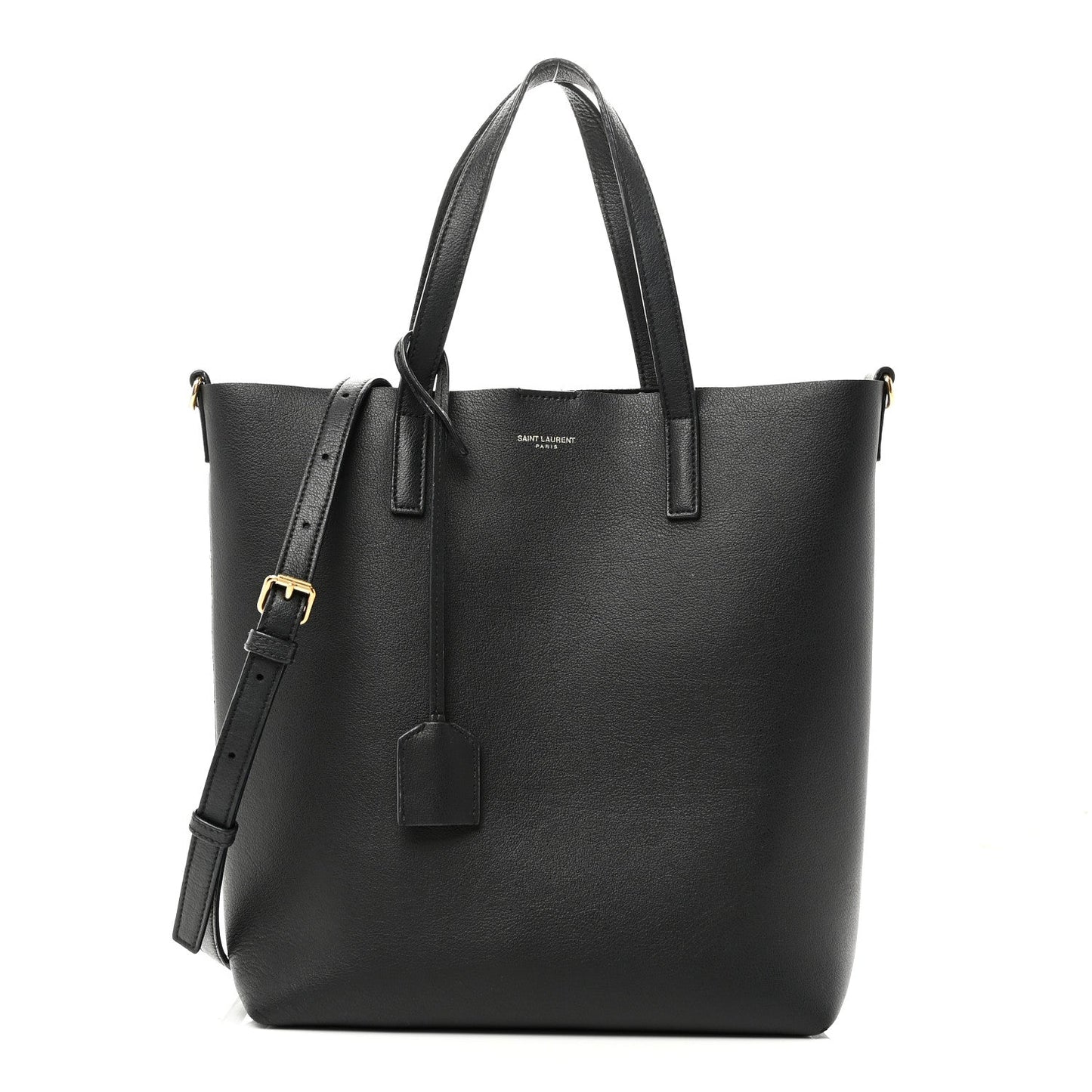 Calfskin Toy Shopping Tote Black