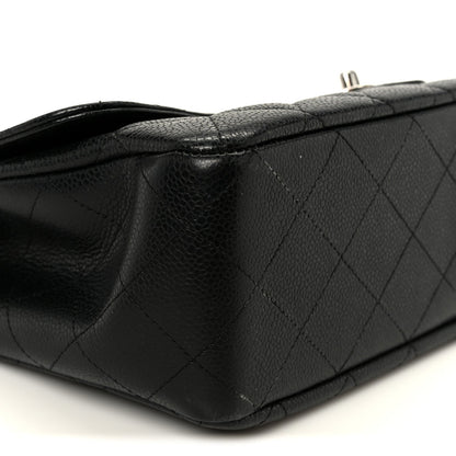 Caviar Quilted Jumbo Single Flap Black