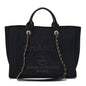 Mixed Fibers Small Deauville Tote Black