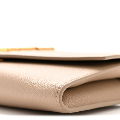Grain De Poudre Monogram Uptown Chain Wallet Taupe