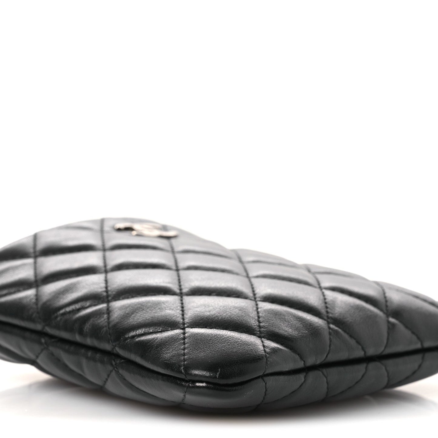 Calfskin Quilted Crossbody Bag Black