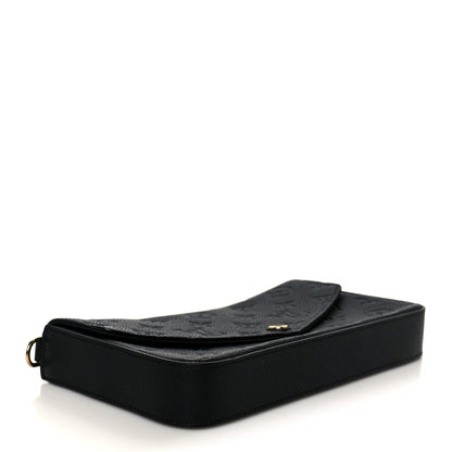 Empreinte Pochette Felicie Chain Wallet Black