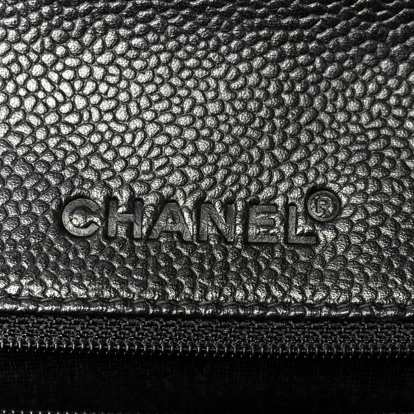 Caviar Quilted Jumbo Single Flap Black