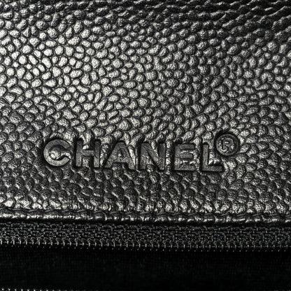 Caviar Quilted Jumbo Single Flap Black