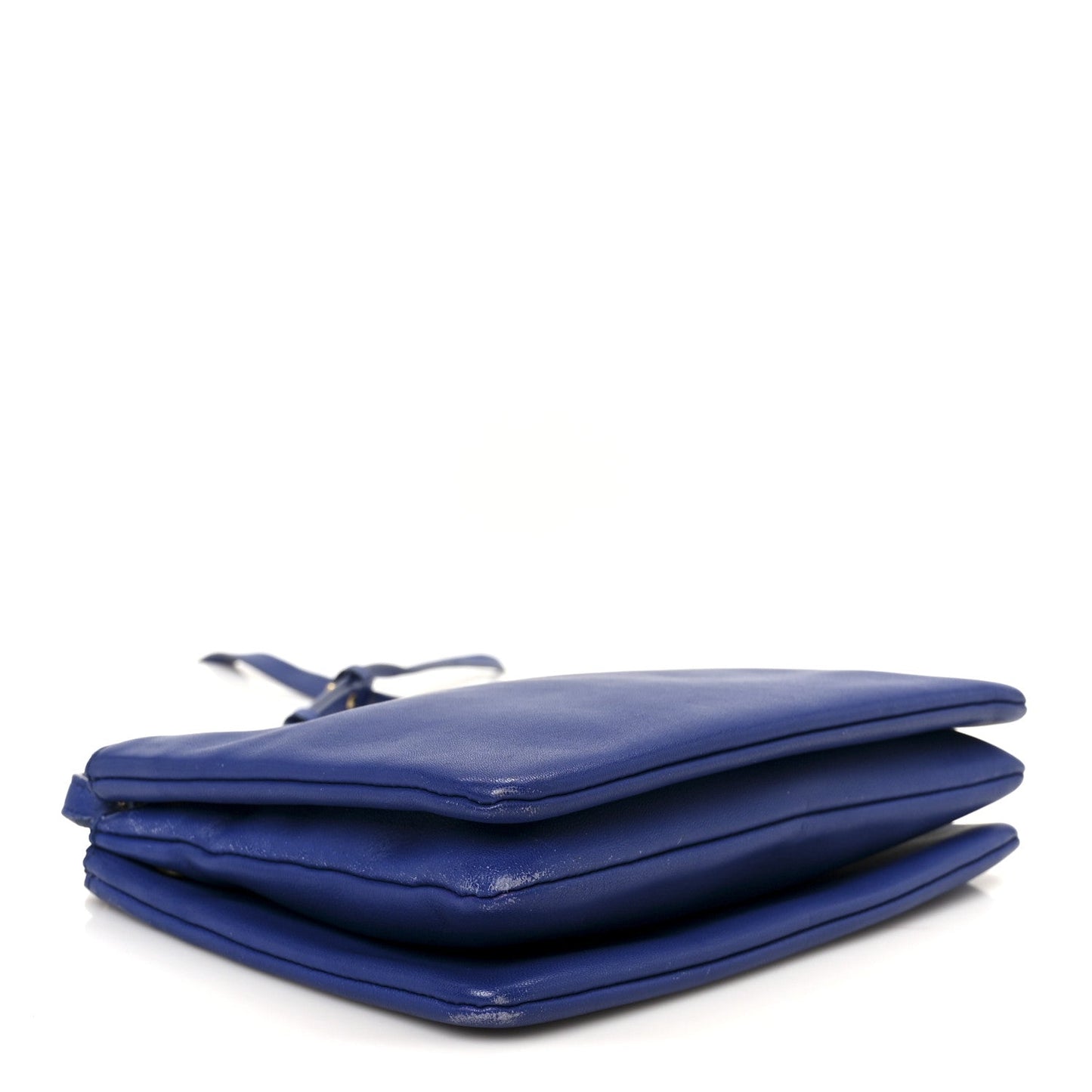 Lambskin Small Trio Crossbody Bag Indigo