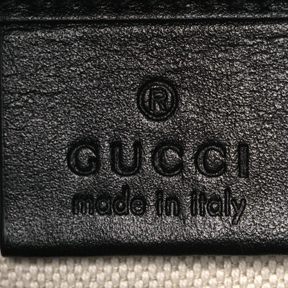 Calfskin GG Tennis Embossed Messenger Bag Black