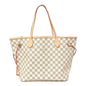Damier Azur Neo Neverfull MM Rose Ballerine