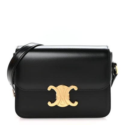 Shiny Calfskin Teen Triomphe Black