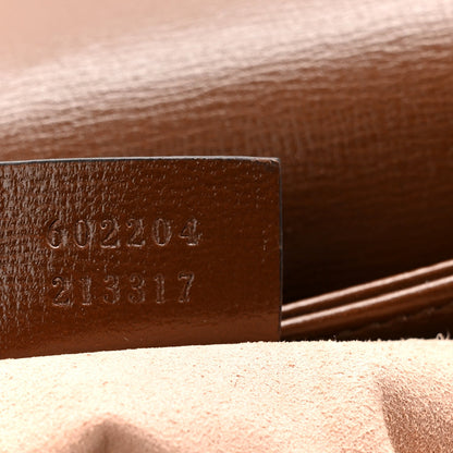 Azalea Calfskin Horsebit 1955 Shoulder Bag Brown Sugar
